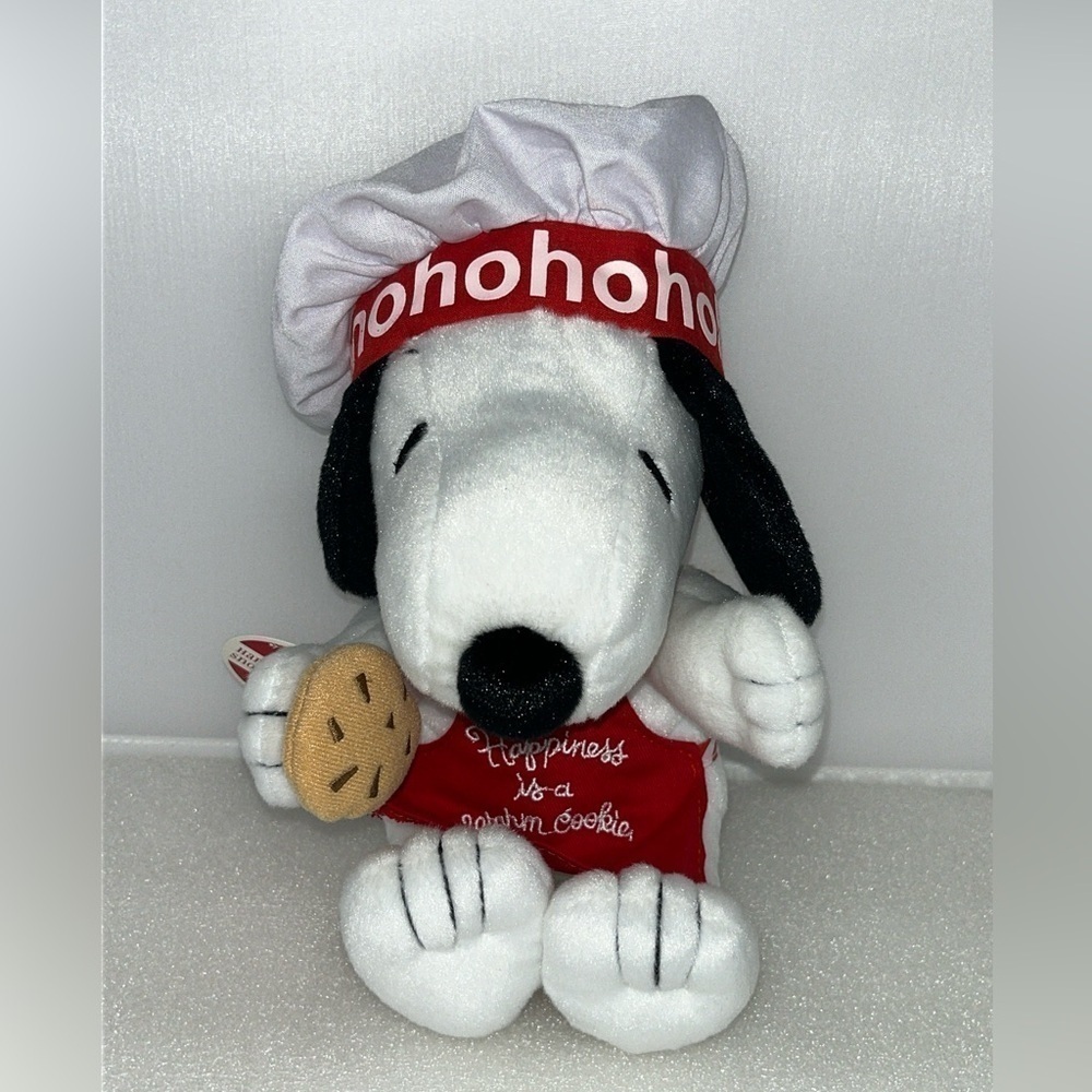 Snoopy Hallmark 2011 Christmas Happiness Is A Warm Cookie Plush With‎ Tags